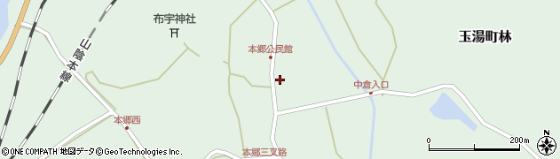 島根県松江市玉湯町林551周辺の地図