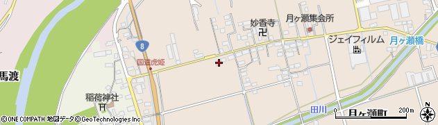 滋賀県長浜市月ヶ瀬町402周辺の地図