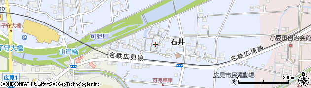 岐阜県可児市石井132周辺の地図