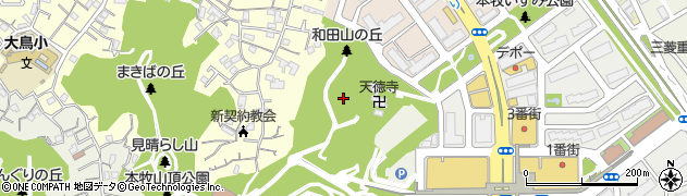 神奈川県横浜市中区和田山1周辺の地図