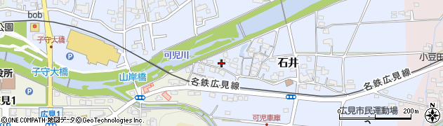 岐阜県可児市石井26周辺の地図