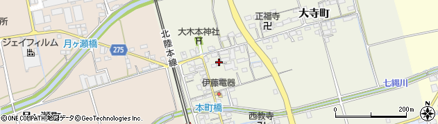 滋賀県長浜市大寺町702周辺の地図