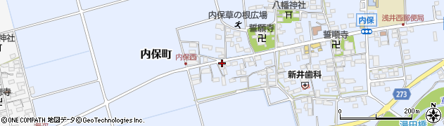 滋賀県長浜市内保町1351周辺の地図