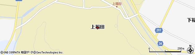 鳥取県倉吉市上福田周辺の地図