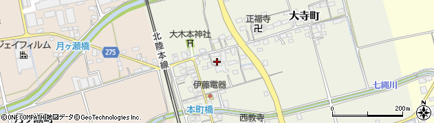 滋賀県長浜市大寺町708周辺の地図