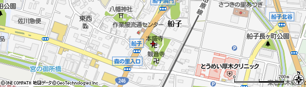 本盛寺周辺の地図