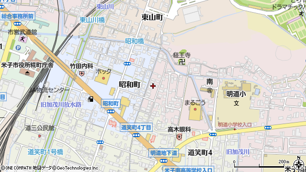 〒683-0032 鳥取県米子市陽田町の地図
