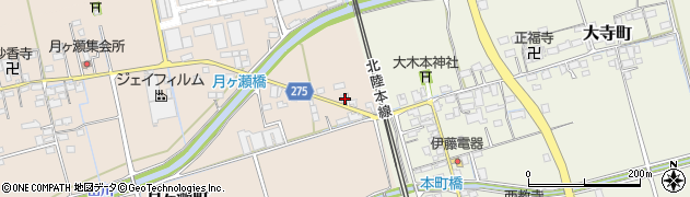 滋賀県長浜市月ヶ瀬町577周辺の地図