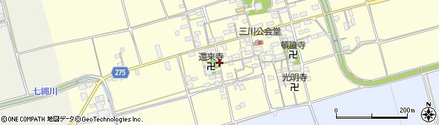 還来寺周辺の地図