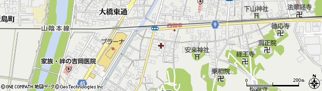 島根県安来市安来町1381周辺の地図