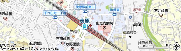 アルジェンヌ茂原駅前店周辺の地図