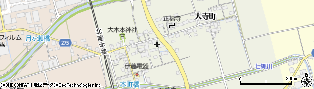 滋賀県長浜市大寺町712周辺の地図