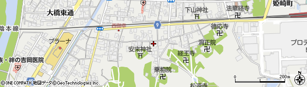 島根県安来市安来町1406周辺の地図