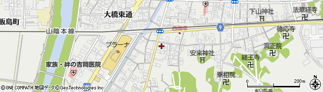 島根県安来市安来町八幡町1373周辺の地図
