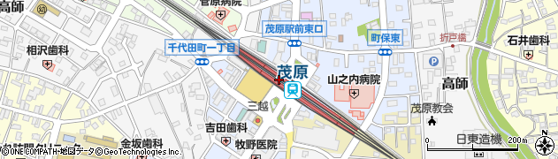 マツモトキヨシアルカード茂原店周辺の地図