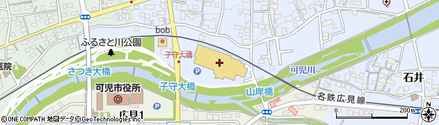 米乃家　ピアゴ可児店周辺の地図