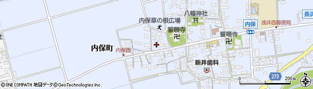 滋賀県長浜市内保町1313周辺の地図