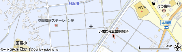 島根県出雲市国富町周辺の地図