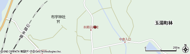 島根県松江市玉湯町林562周辺の地図