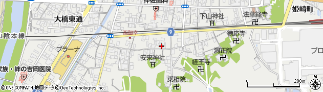 島根県安来市安来町1603周辺の地図