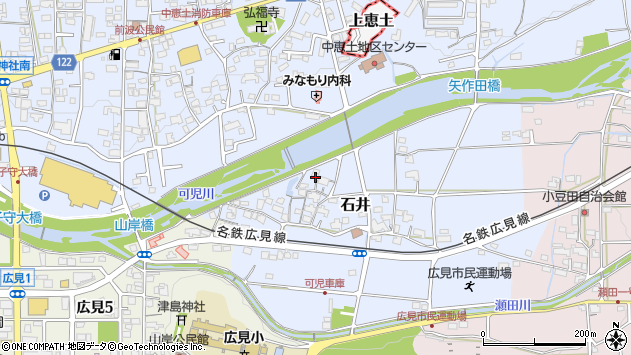 〒509-0215 岐阜県可児市石井の地図