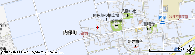 滋賀県長浜市内保町1325周辺の地図