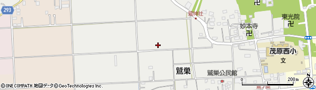千葉県茂原市鷲巣周辺の地図