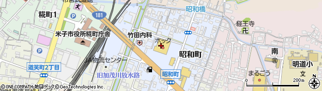ホック昭和町店周辺の地図