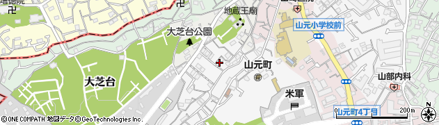 神奈川県横浜市中区簑沢108周辺の地図