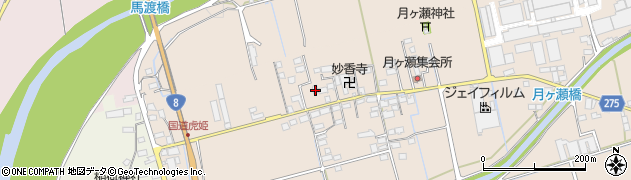 滋賀県長浜市月ヶ瀬町218周辺の地図