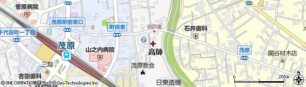 千葉県茂原市高師568-7周辺の地図