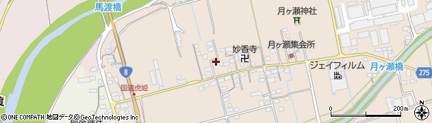 滋賀県長浜市月ヶ瀬町223周辺の地図