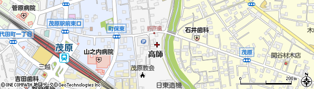 千葉県茂原市高師2046周辺の地図
