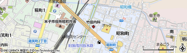 竹田内科周辺の地図
