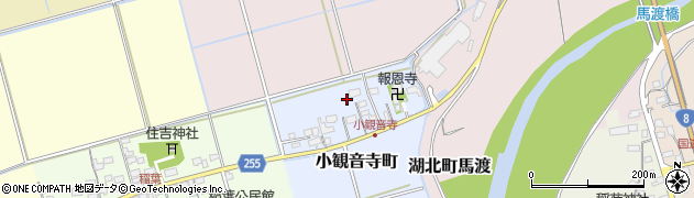 滋賀県長浜市小観音寺町周辺の地図