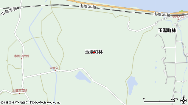 〒699-0204 島根県松江市玉湯町林の地図