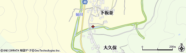 滋賀県米原市下板並441周辺の地図