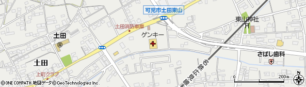 ゲンキー株式会社　土田店周辺の地図