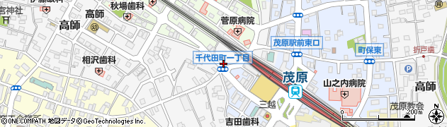 茂原駅前郵便局 ＡＴＭ周辺の地図