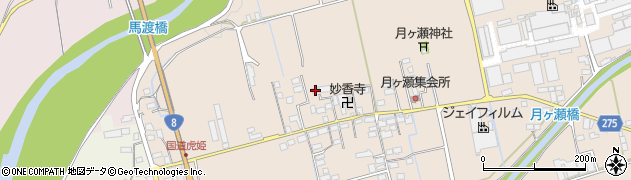 滋賀県長浜市月ヶ瀬町219周辺の地図