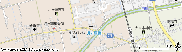 滋賀県長浜市月ヶ瀬町131周辺の地図