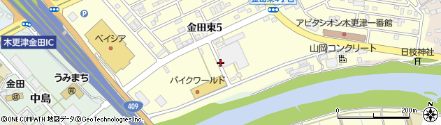 クリスタルセブン　木更津金田店周辺の地図