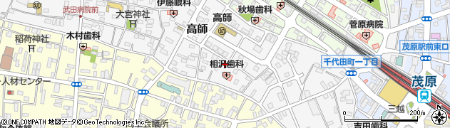 千葉県茂原市高師855周辺の地図