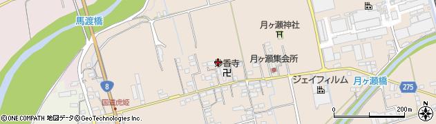 滋賀県長浜市月ヶ瀬町211周辺の地図