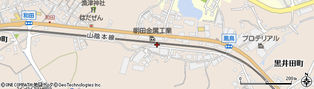 島根県安来市黒井田町294周辺の地図