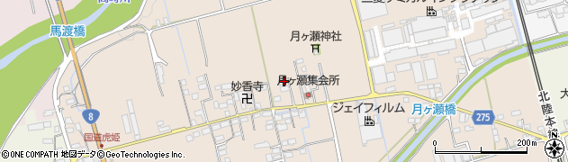 滋賀県長浜市月ヶ瀬町191周辺の地図