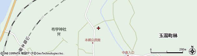 島根県松江市玉湯町林585周辺の地図