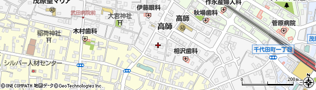 千葉県茂原市高師859-2周辺の地図