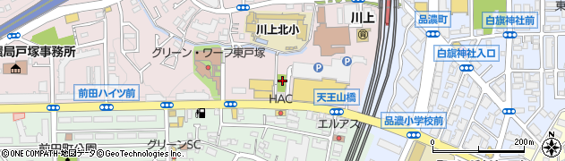 川上大豆田公園周辺の地図