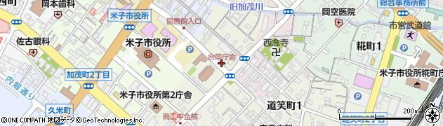 合同庁舎周辺の地図